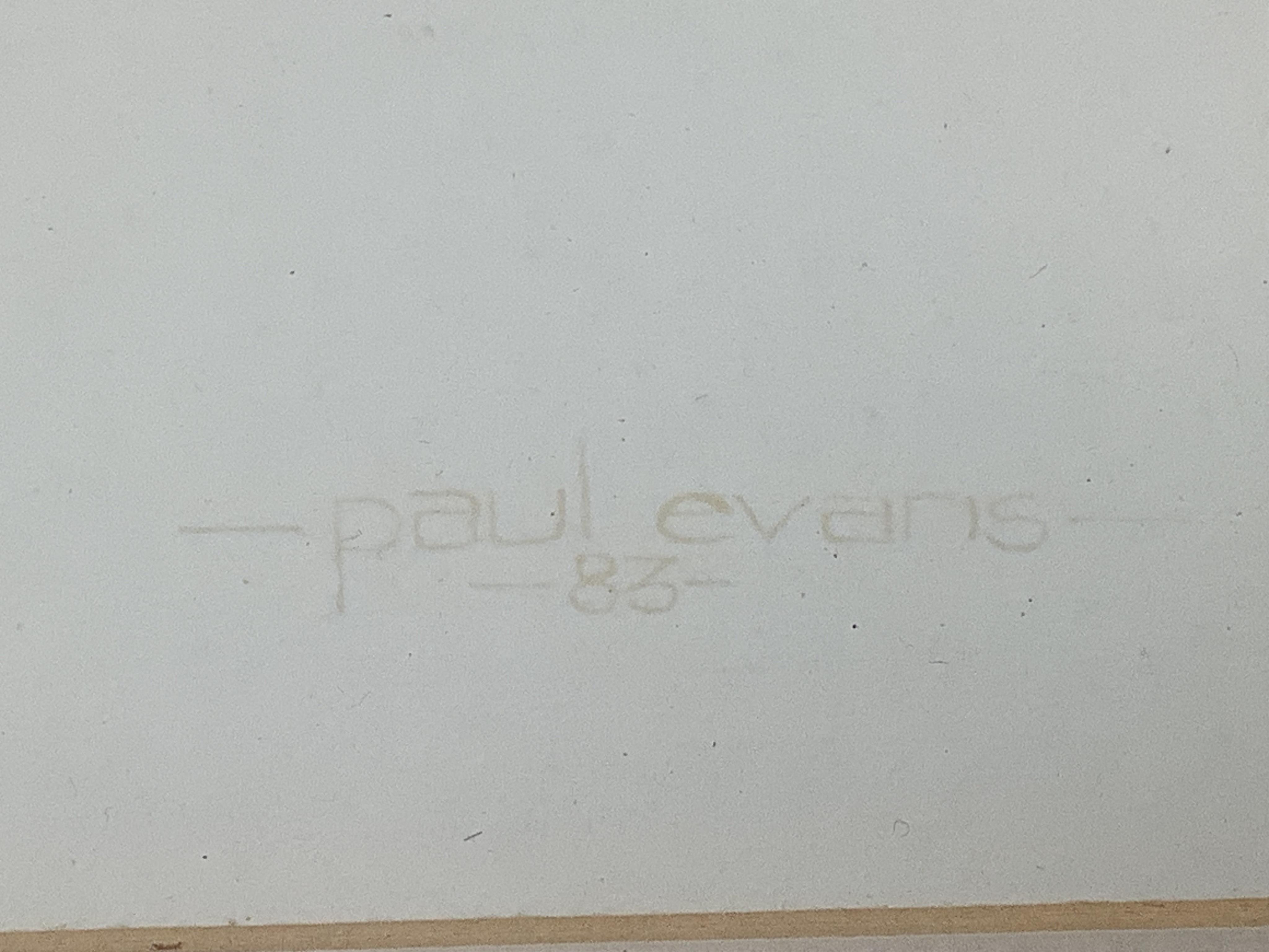 Paul Evans (b.1950), ‘Winter Stillness’, signed and dated ‘83, gouache, 34 x 46cm